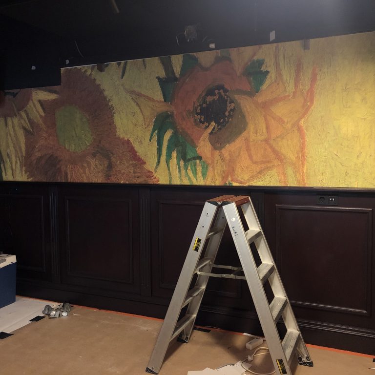 Ellen Herber realisatie vingent van gogh behang