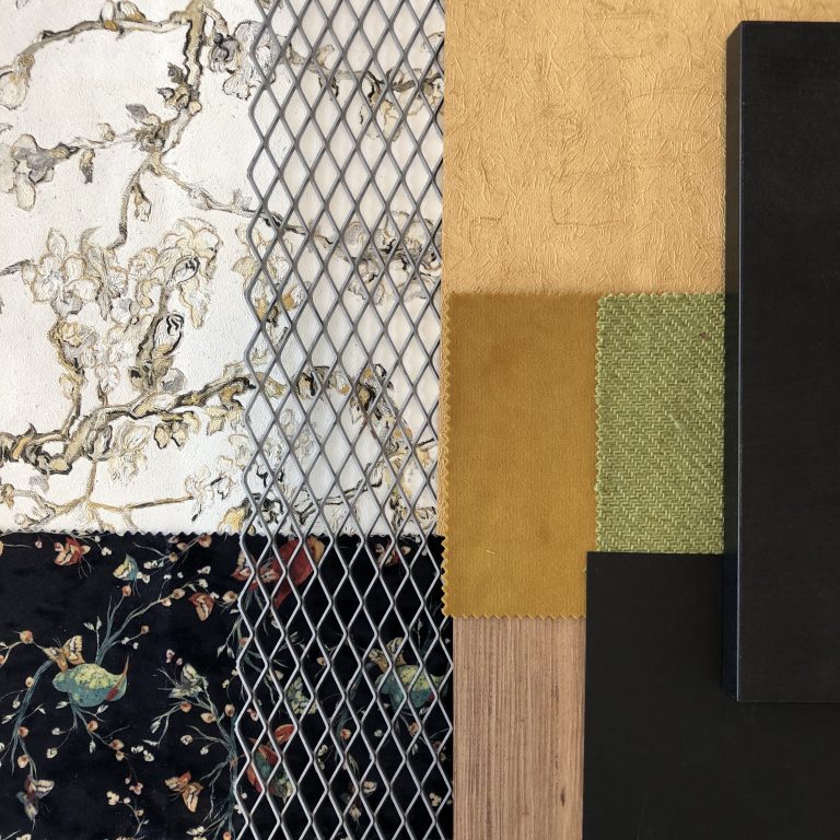 Ellen Herber interieurvormgeving de Borgh materiaal