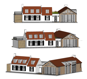 3 visual vooraanzicht