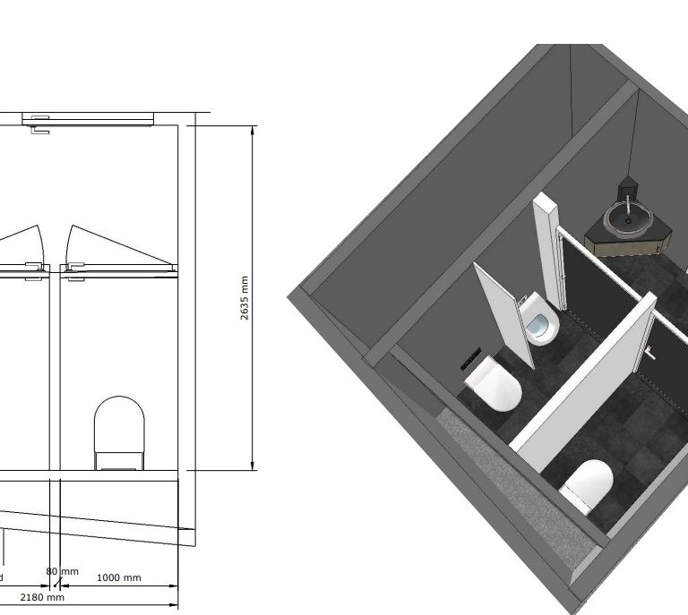 ontwerp toilet